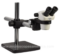 Unitron Binocular Zoom Stereo Microscope on Boom Stand 13205